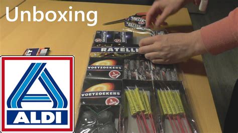 unboxing vuurwerk pakket aldi nederland youtube