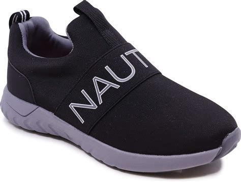 nautica kids boys sneaker comfortable running shoes canvey youth black tonal  amazonca shoes