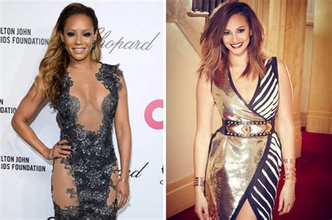 battle of the babes spice girl mel b and alesha dixon face