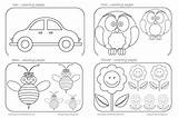 Counting Coloring Pages Kids Color Print These sketch template