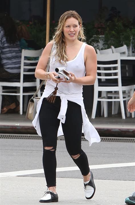 hilary duff wet pokies in white tank top taxi driver movie