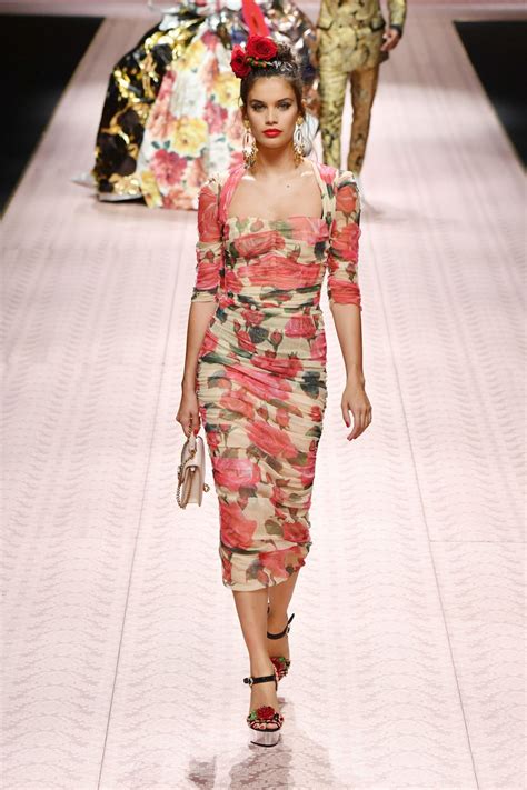 Sara Sampaio Walks Dolce And Gabbana Show Milan Fashion