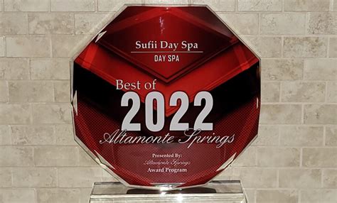 altamonte springs awards sufii day spa  day spa  orlando