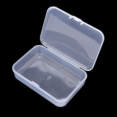 pcs practical clear plastic small square boxes packaging storage box