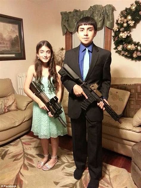 father suspended for posting homecoming facebook photo with airsoft rifles daily mail online