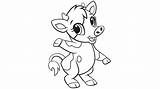 Cow Coloring Baby Pages Printable Kids Coloring4free Cute Animal Library Clipart Popular Books sketch template