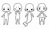 Chibi Bases Fuzzy Ych Human Croquis sketch template