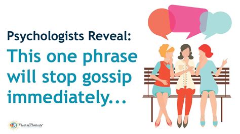 Psychologists Explain How To Stop Gossip Immediately