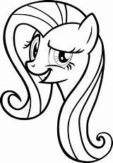 Coloring Fluttershy Pages Cliparts Clipart Deviantart Popular Favorites Add sketch template