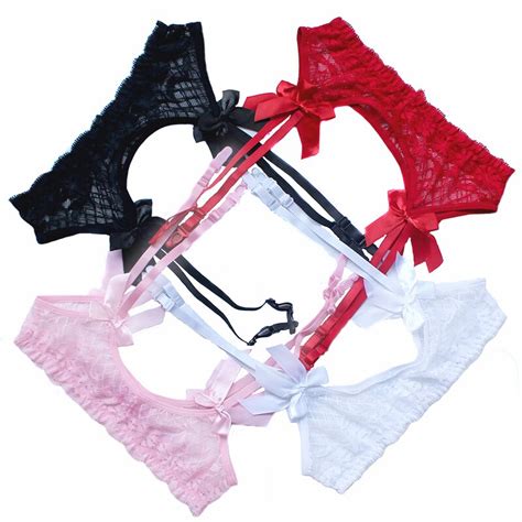 buy 1 pcs women sexy lace garter bowknot suspender