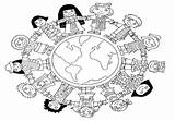 Diversity Coloring Pages Getdrawings sketch template