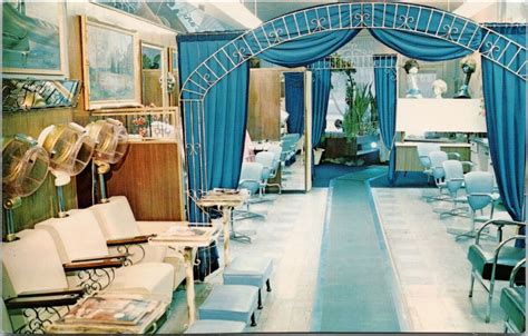 pin  dawn  postcards   beauty parlor vintage beauty salon