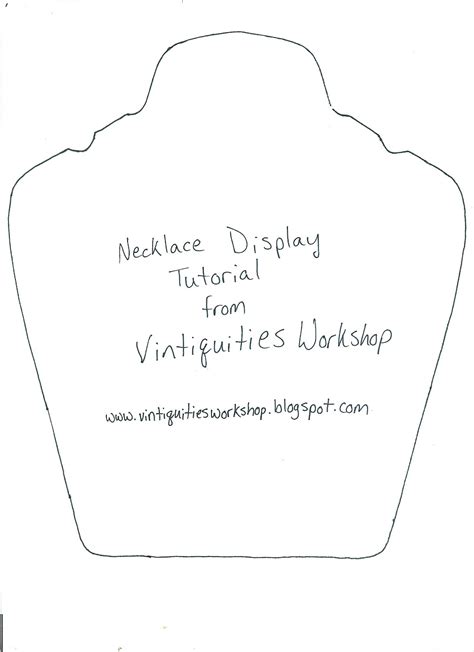 vintiquities necklace display tutorial