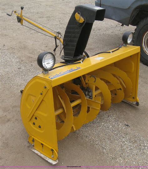 cub cadet  snow blower attachment item  selling  sold march  government auction