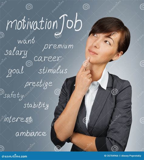 motivation job scheme stock photo image  face gray