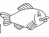 Fish Coloring Pages Printable Fishing Pattern Color Lure Easy Outlines Sheet Getdrawings Pa Make Popular Clipartmag sketch template