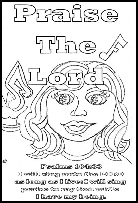 praise  lord coloring sheets