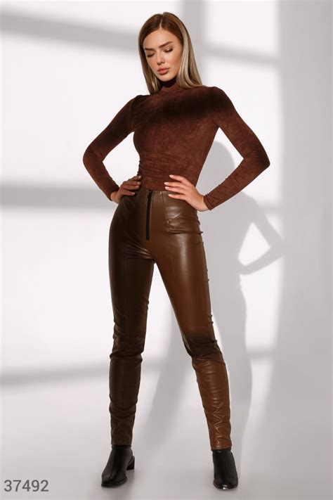 brown leather pants for women faux leather pants women vegan etsy