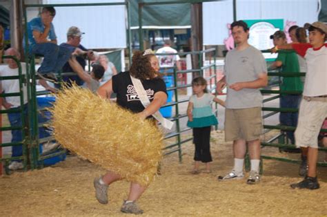 kenosha county fair hay bale throwing contest coverage west