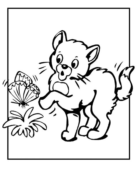 printable cat coloring pages  kids animal coloring pages cat