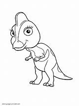 Coloring Pages Dinosaur Train Printable Dinosaurs Animated Series Cartoon sketch template