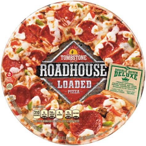 tombstone roadhouse loaded double  deluxe pizza  oz ralphs