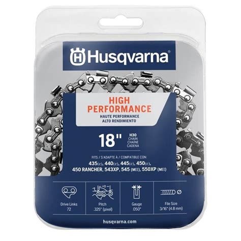 Husqvarna 18 In Replacement Saw Chain In The Chainsaw Chains Department