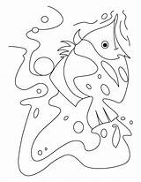Coloring Fish Pages Pout Comments sketch template