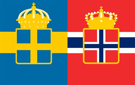 sweden norway flag     hearts  iron  mod rvexillology
