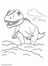 Coloring Dinosaur Train Pages Sheet Printable Animated Series sketch template