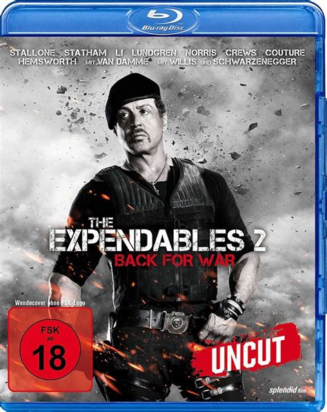 The Expendables 2 Back For War Uncut Blu Ray