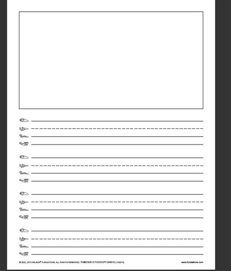 fundations printable paper printable templates