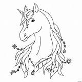 Licorne Unicorn Unicornio Einhorn Colorear Zum Wonder Grafiken Yin Ornate Harmonieux Jecolorie Ansehen Vektoren sketch template