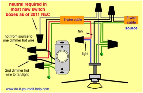 exhaust fan  light wiring diagram