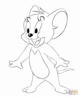 Jerry Tom Coloring Pages Mouse Cartoon 80s Drawing Printable Easy Supercoloring Color Popular sketch template