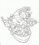 Monorail Mickey Epcot Pirates Caribbean Olds Cruze Azcoloring Coloringhome Divyajanani sketch template