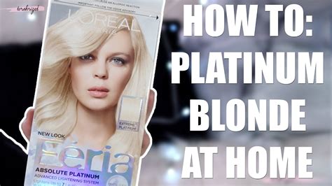 How To Bleach Your Hair Platinum Blonde Youtube