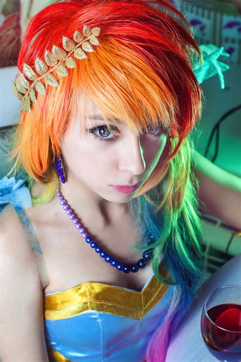 mlp rainbow dash gala cosplay  anima  deviantart
