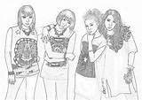 Kpop Coloring Pages Book Own Very Fangirl Chibi Anti Cl Drawings Color 2ne1 Getcolorings Printable Bts Skeleton Cares Fingers Does sketch template