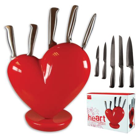 china heart knife block heart knife set china heart