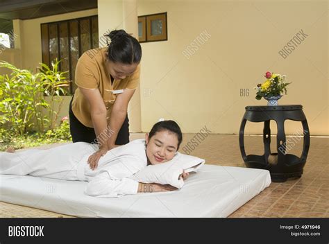 thai spa massage image photo  trial bigstock