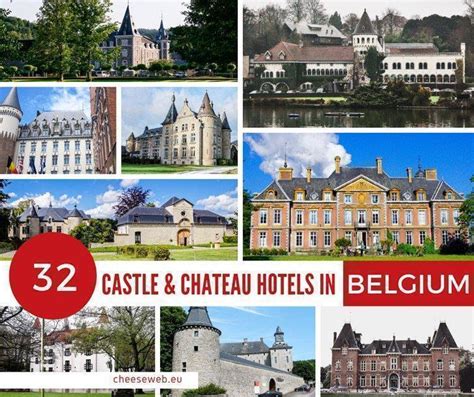 ultimate list  castle hotels  belgium cheeseweb