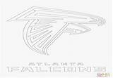 Falcons Atlanta Coloring Pages Logo Getcolorings Colo Printable Getdrawings sketch template