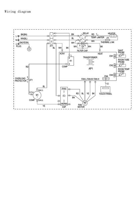 air conditioner pcb wiring diagram wiring diagram