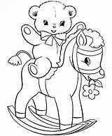 Teddy Bear Pages Coloring Outline Holidays Drawing Goodnight Pony Ride Wooden Sky Getdrawings sketch template