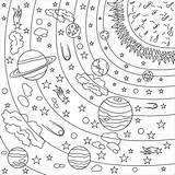 Coloring Pages Solar System Space Para Colorear Mandalas Adult Imprimir Kinder Ausdrucken Number Kostenlos Planets Sheets Clip Kids Theme Pintar sketch template