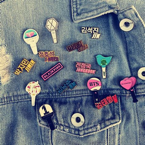 kpop bts blackpink got7 alloy brooches twice exo pin shopee philippines