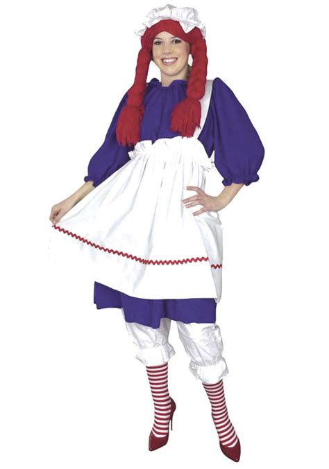 size rag doll costume  size raggedy ann doll costumes