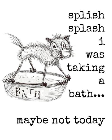 Splish Splash Cat Mixed Media By Diane Palmer Fine Art America
