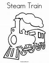 Train Steam Coloring Pages Outline Engine Drawing Simple Locomotive Printable Colouring Twistynoodle Trains Crossing Color Noodle Twisty Print Railroad Clipartpanda sketch template